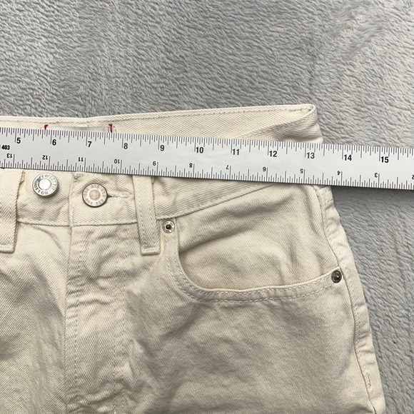 BDG High Rise Baggy Cream Denim Jeans Women's Size 26 - Picture 6 of 10